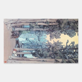 日本カッコいいクラシック多田フォレ絵画スト 長方形シール