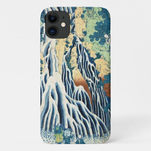 日本カッコいいヴィンテージ浮世絵北斎の滝 Case-Mate iPhoneケース (裏面)