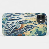 日本カッコいいヴィンテージ浮世絵北斎の滝 Case-Mate iPhoneケース (裏面(横))