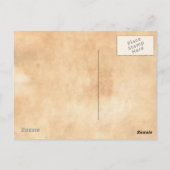 日本カッコいい女芸者の雪冬 ポストカード (裏面)