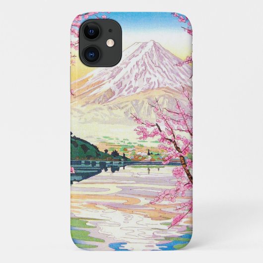 日本カッコいい東洋富士春さくらんぼツリー芸術 Case-Mate iPhoneケース (裏面)