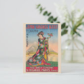 日本カナンガ水ヴィンテージポスター1906 ポストカード (スタンド正面)