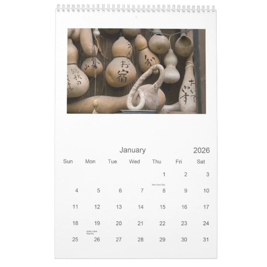 日本カレンダー2010年 カレンダー (1月 2026)