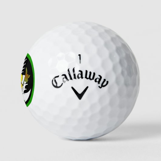 日本クラシックのタトゥーコイ魚カープインyand art ゴルフボール (ロゴ)