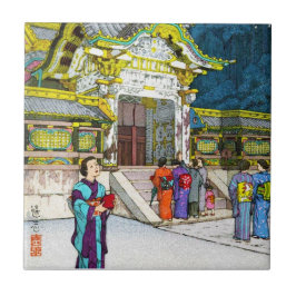 日本クールの神社参列者hanga タイル