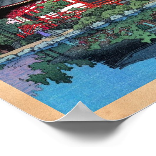 日本クールの醍醐伝法寺美術 ポスター (角)