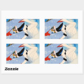 日本クールクラシック婦人芸術 長方形シール (シート)