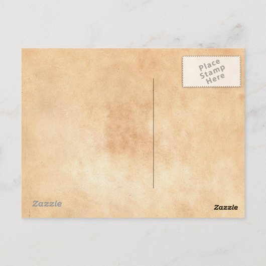 日本クールヴィンテージ浮世絵蝶 ポストカード (裏面)