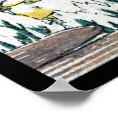 日本クールヴィンテージ浮世絵 ポスター (角)