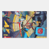 日本クール古代伝説将軍 長方形シール (正面)