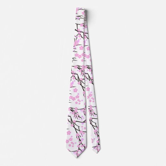 日本クール花柄のネックタイ ネクタイ (正面)