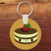 日本ケーキの和食ライン キーホルダー (正面)