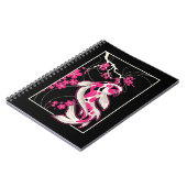 日本コイフィッシュさくらんぼ日本の錦鯉 ノートブック (左側)