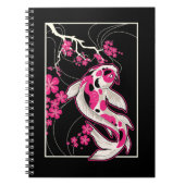 日本コイフィッシュさくらんぼ日本の錦鯉 ノートブック (正面)