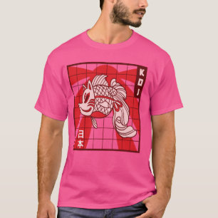 日本コイ鯉鯉鯉タンチョニシキゴイ池 Tシャツ