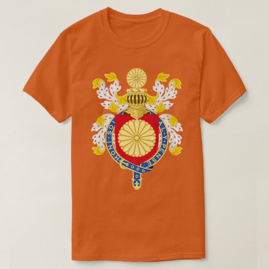 日本コート・オブ・アームズTeeフラッグ土産Tokyo Tシャツ (デザイン正面)