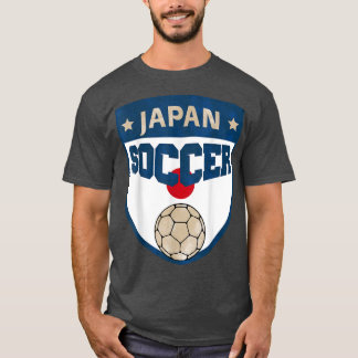 日本サッカーファン日本のジャージー州旗サッカーLo Tシャツ