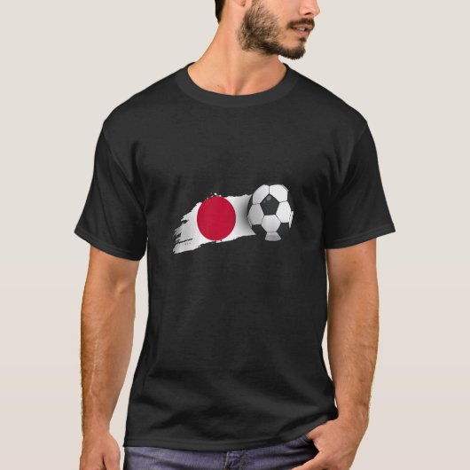 日本サッカーボール Tシャツ (正面)