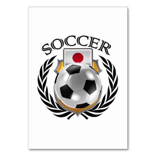 日本サッカー2016ファンのギア テーブルナンバー (裏面)