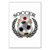 日本サッカー2016ファンのギア テーブルナンバー (正面)