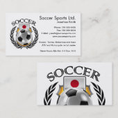 日本サッカー2016ファンのギア 名刺 (正面/裏面)