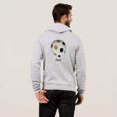 日本サッカー パーカ (裏面フル)