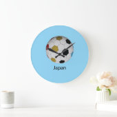 日本サッカー ラージ壁時計 (ホーム)