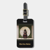 日本サムライスピリット荷物札一期一会 ラゲッジタグ (正面縦)