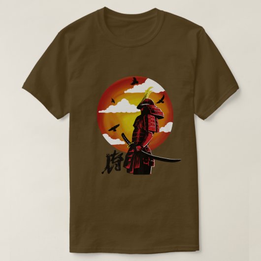 日本サムライ武士道コードプレミアムTシャツコピー株式会社 Tシャツ (デザイン正面)