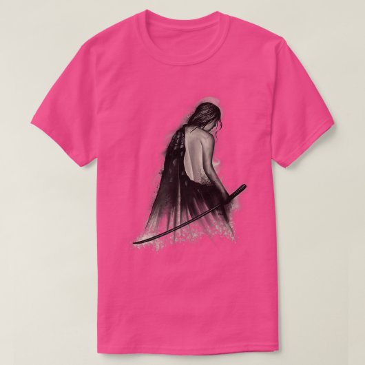 日本サムライ武術アーツプレミアムTシャツ Tシャツ (デザイン正面)