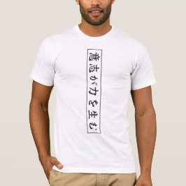 日本サムライ鬼マスク漢字バックプリントTシャツ Tシャツ