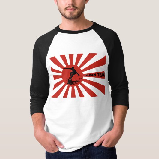 日本サーフィンのワイシャツ Tシャツ (正面)