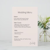 日本シンプルさくらんぼの花結婚色のメニュー (スタンド正面)