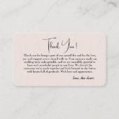 日本シンプルさくらんぼサンキューカード エンクロージャーカード (正面)