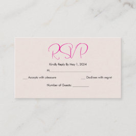 日本シンプルさくらんぼ開花rsvpカード エンクロージャーカード