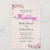 日本シンプルのさくらんぼの結婚花 (正面/裏面)