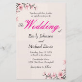 日本シンプルのさくらんぼの結婚花 (正面)