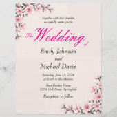 日本シンプルのさくらんぼの結婚花 (正面)