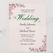 日本シンプルのさくらんぼの結婚花 (正面/裏面)