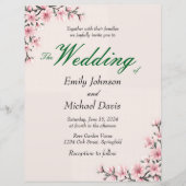 日本シンプルのさくらんぼの結婚花 (正面)