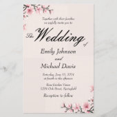 日本シンプルのさくらんぼの結婚花 (正面)