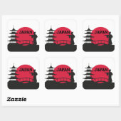 日本ステッカー スクエアシール (シート)