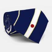 日本ストライプ国旗 ネクタイ (ロール)