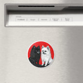 日本スピッツ犬 マグネット (インサイチュ (食洗機))