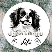 日本チャン犬 オーダーメイド ラウンドシール
