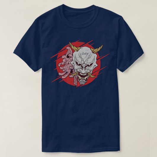 日本デビルオニデーモンデーモン Tシャツ (デザイン正面)
