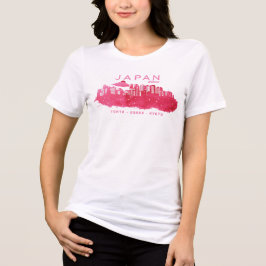 日本トリップバケーショントラベルサミナリーカスタム トライブレンドTシャツ