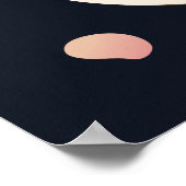 日本トレインヴィンテージ旅行ポスター。 ポスター (角)