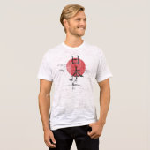 日本ニッポングランジビベス – ア日本のート Tシャツ (正面フル)