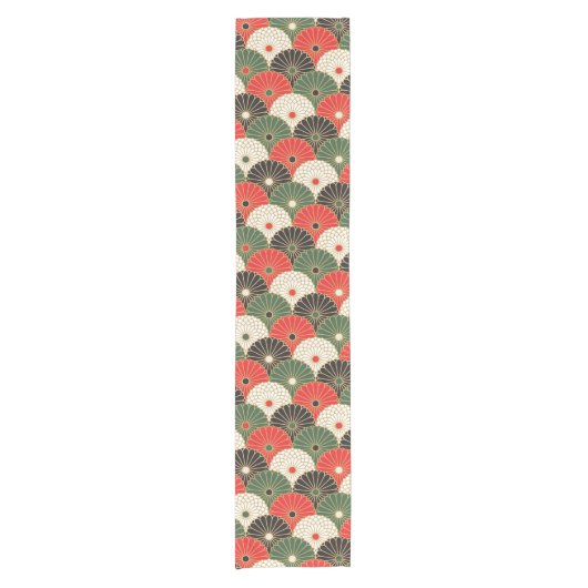 日本パターンテーブルのランナー ショートテーブルランナー (正面)